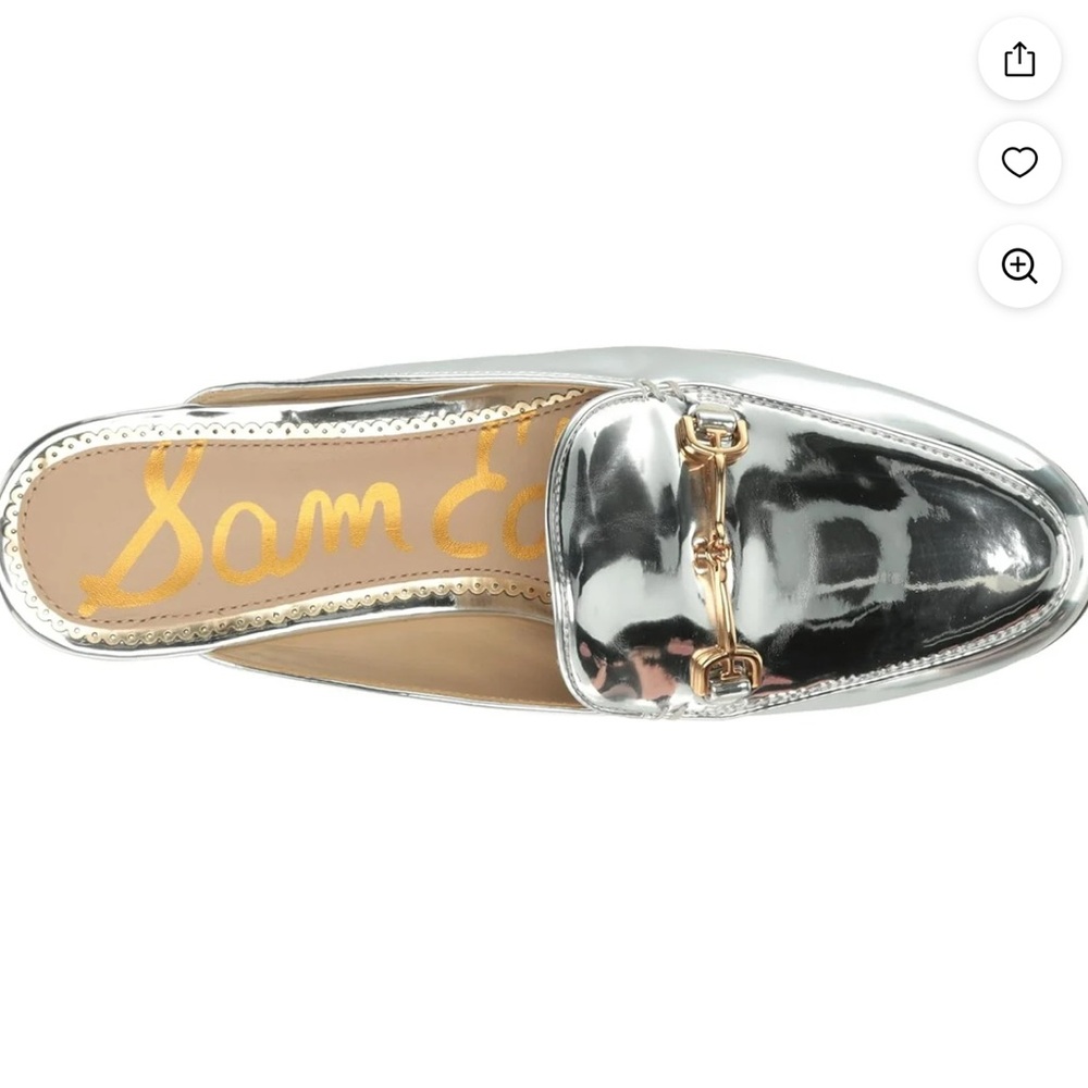 Sam Edelman Silver Linnie Mule
